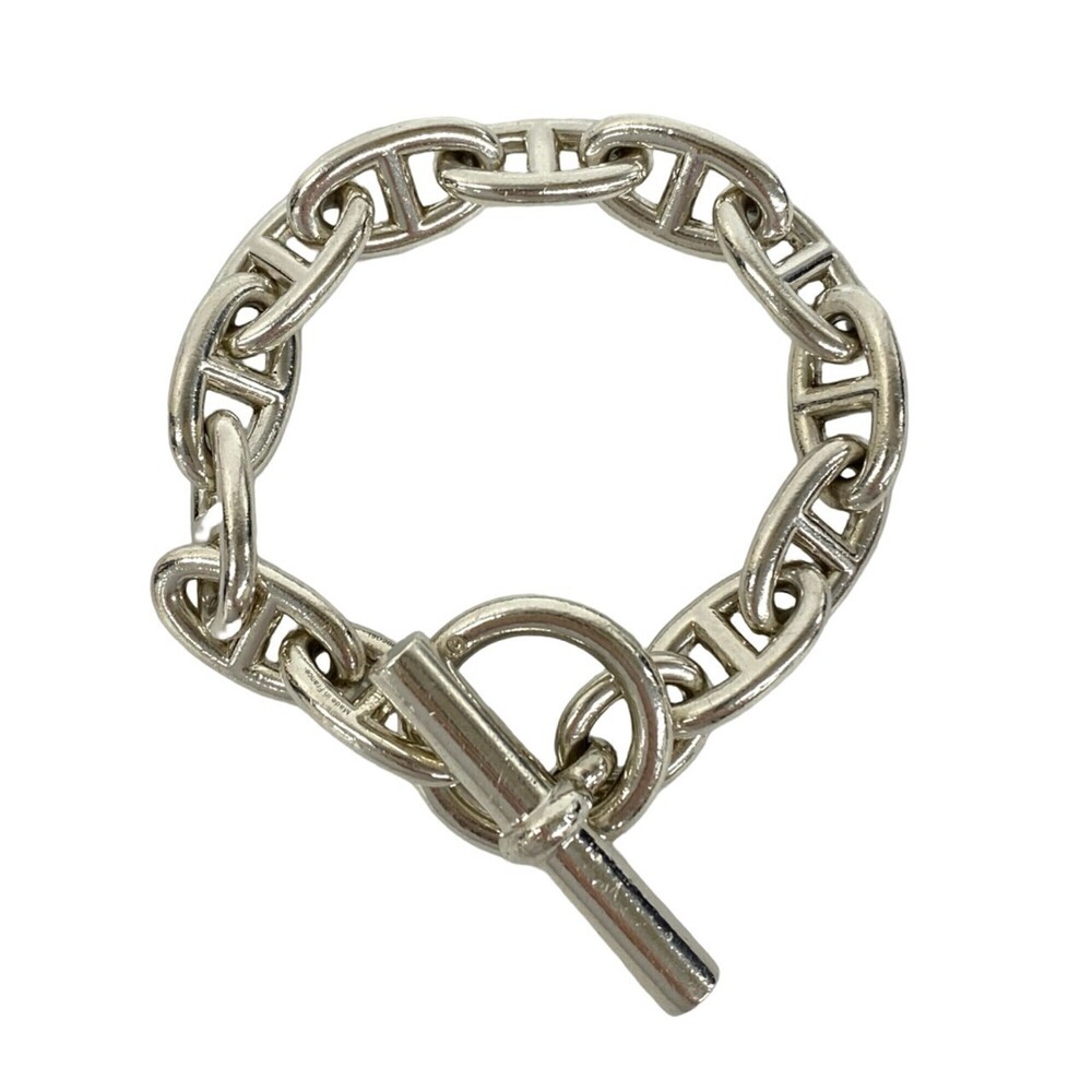 HERMES Silver Charm Bracelet